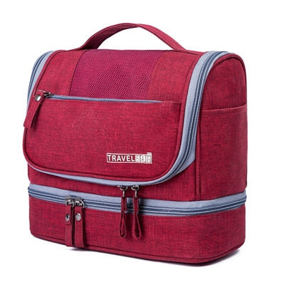Large-Capacity Hanging Toiletry Bag Organizer – Multi-Compartment Travel Case | Bowlift