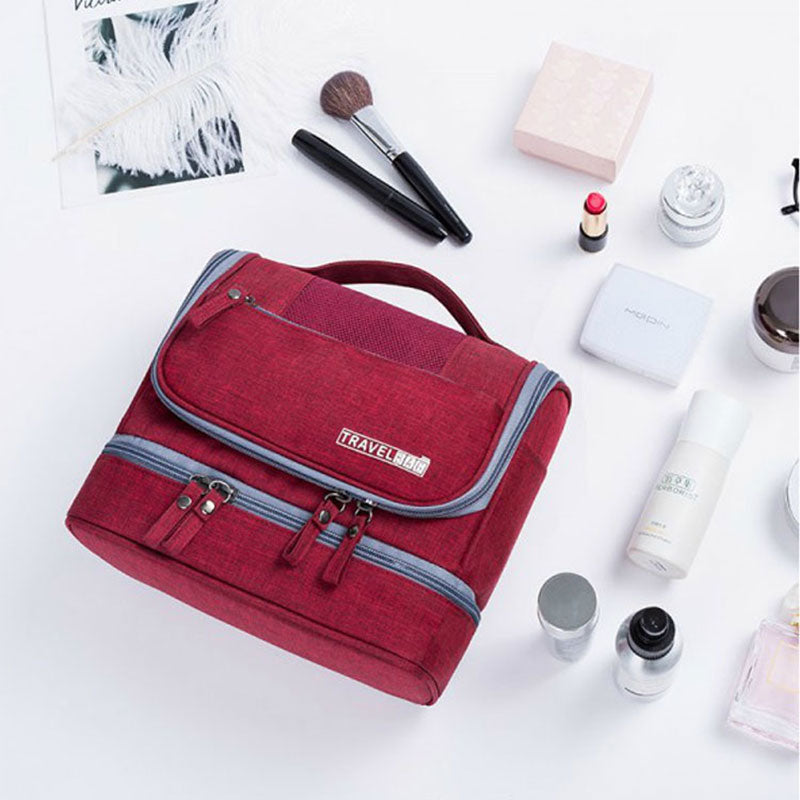 Large-Capacity Hanging Toiletry Bag Organizer – Multi-Compartment Travel Case | Bowlift