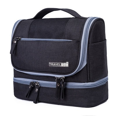 Large-Capacity Hanging Toiletry Bag Organizer – Multi-Compartment Travel Case | Bowlift