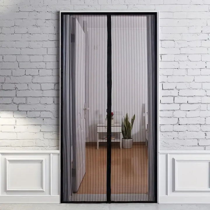 BowLift | BugGuard Magnetic Fly Screen Door – Hands-Free Mesh Door with Auto-Close for Insect Protection
