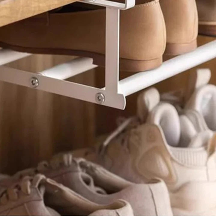 Under-shelf storage without drilling – adjustable 30–50 cm | Bowlift
