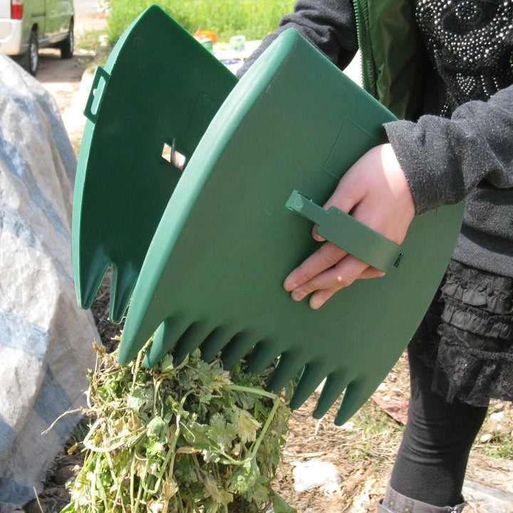 LeafGrab Garden Grippers for Leaves and Garden Waste Set of 2 | Bowlift