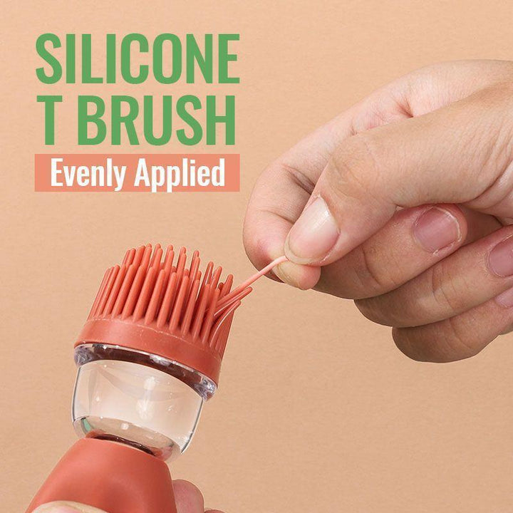 Kitchen Oil Bottle with Brush | Bowlift