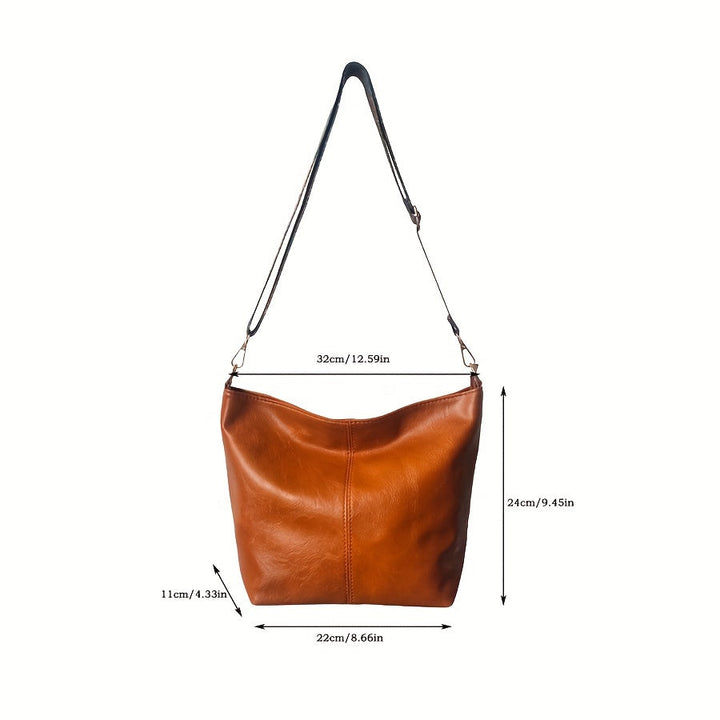 BowLift | CityPure PU Messengerbag – White Urban Shoulder Bag with Zipper