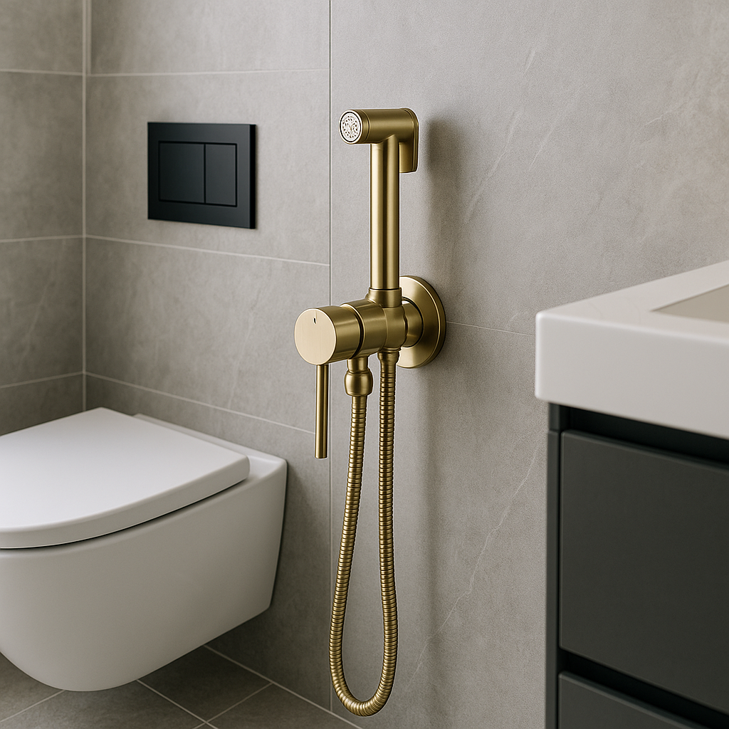 BowLift | Always Clean Wall Mounted Bidet Spray Faucet Set