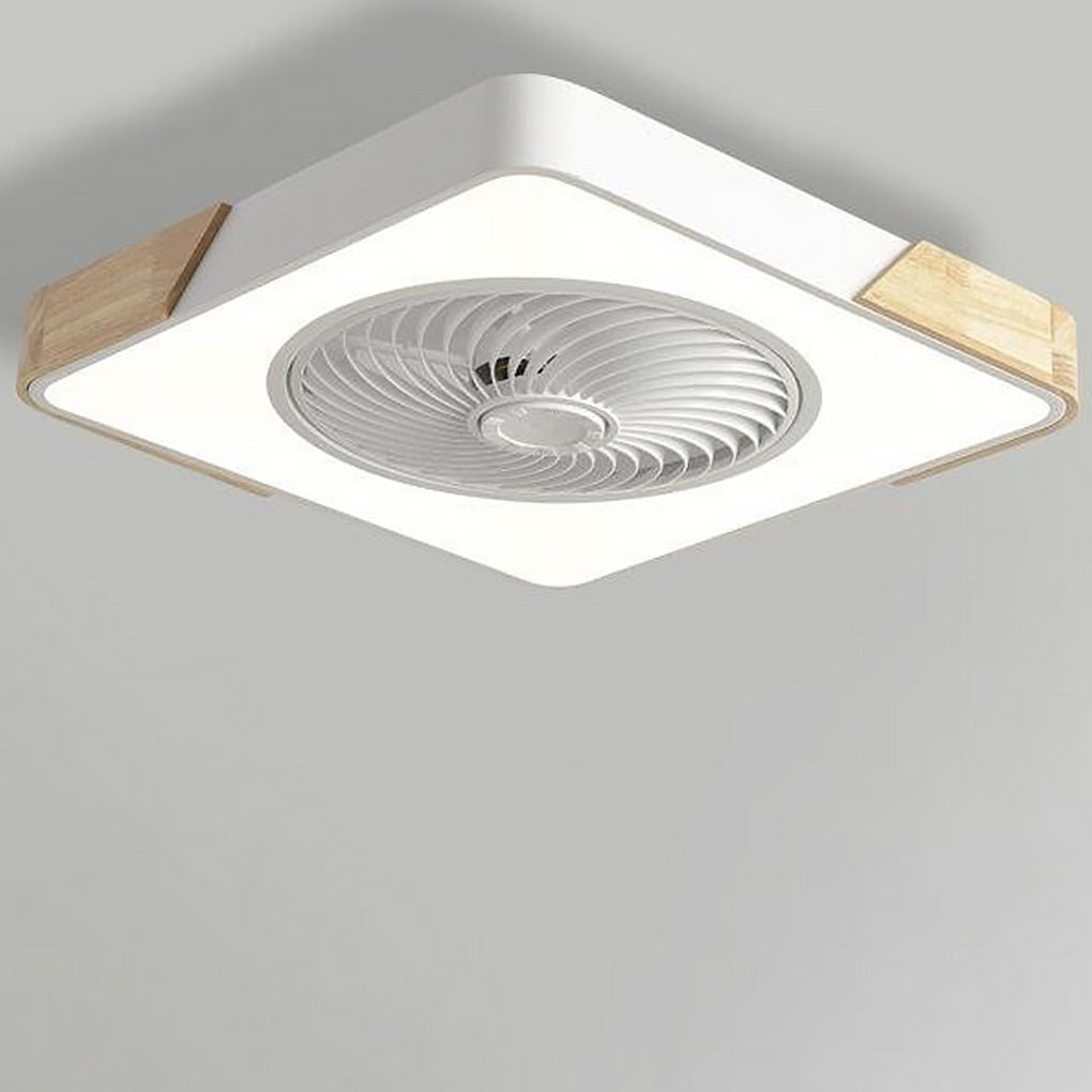 BowLift | Integrated LED Ceiling Lamp and Fan Without Blades with Remote