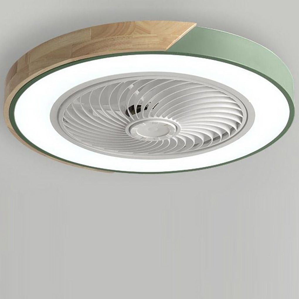 BowLift | Integrated LED Ceiling Lamp and Fan Without Blades with Remote