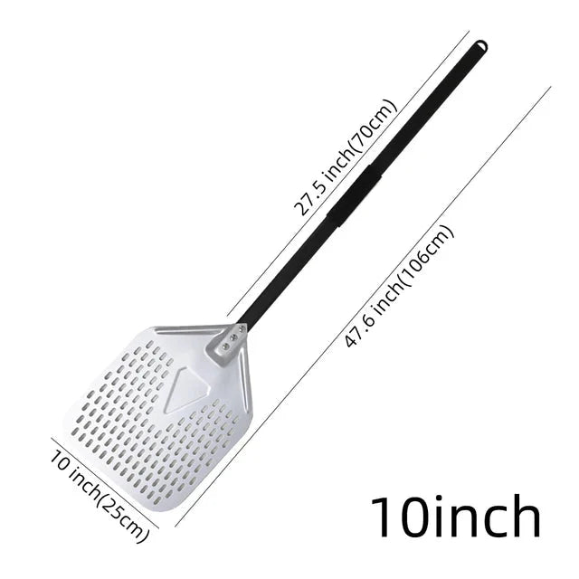 Big Pizza Perforated Shovel Paddle Handle for Oven Pizza Baking Tool | Bowlift