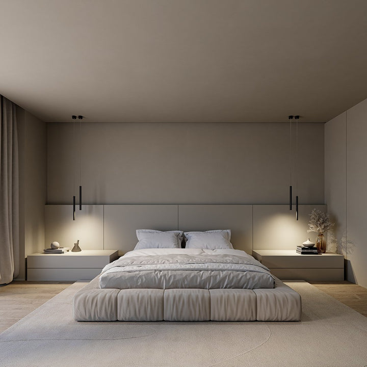 BowLift | RayAura Minimalistic LED Pendant Light | Modern Design | Elegant Ceiling Lamp for Living Room & Office