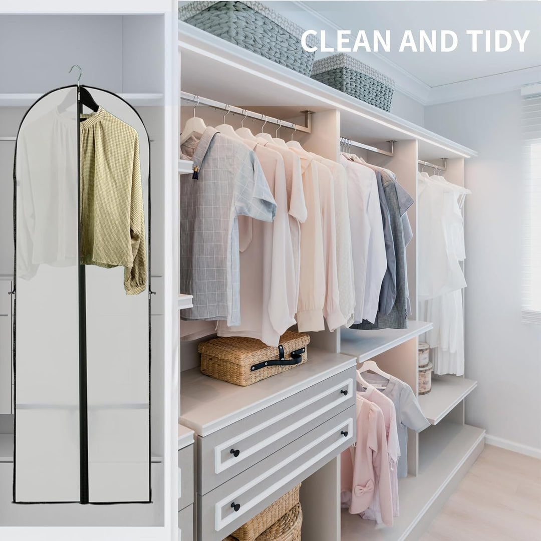 BowLift | Long Garment Storage Cover – 180cm Dress Bag with Zipper & Window (Buy 1, Get 1 FREE)