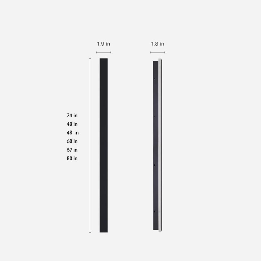 BowLift | Modern Black LED Wall Lighting for Garden and Terrace