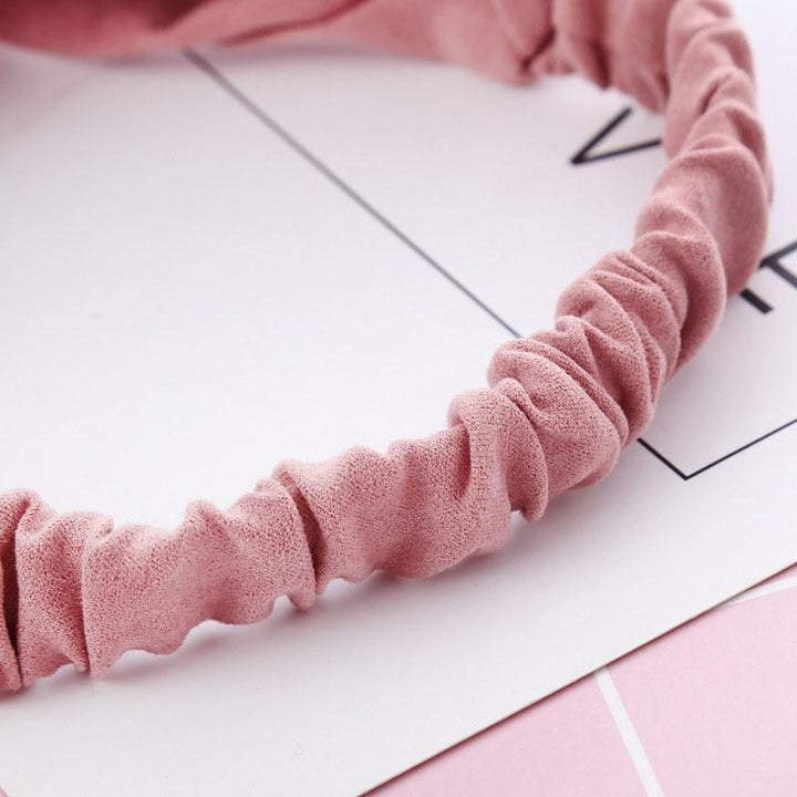 BowLift | Vintage Cross Knot Suede Headband