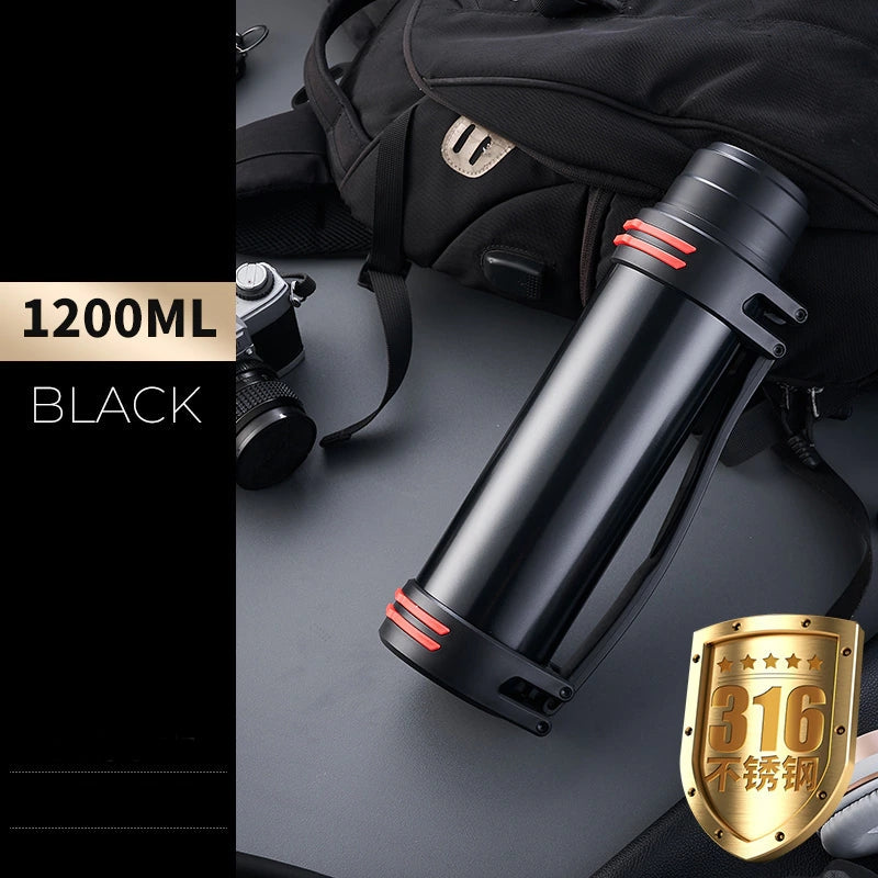 BowLift | Giant Drink Stainless Steel Thermos Bottle