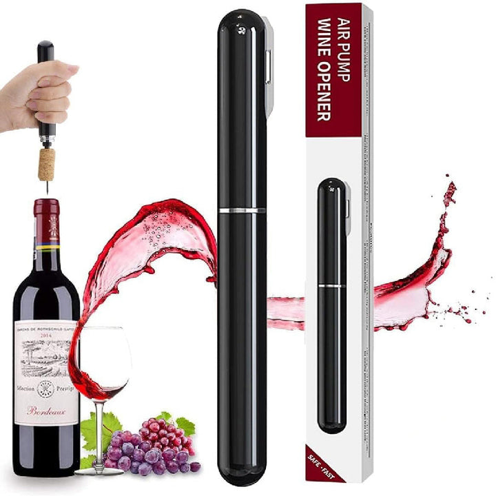 2-in-1 Air Pressure Pump Wine Bottle Opener with Foil Cutter | Bowlift