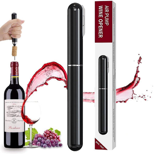 2-in-1 Air Pressure Pump Wine Bottle Opener with Foil Cutter | Bowlift