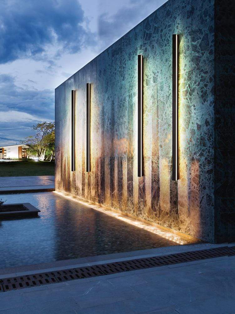 LED Outdoor Long Wall Lamp Bowlift