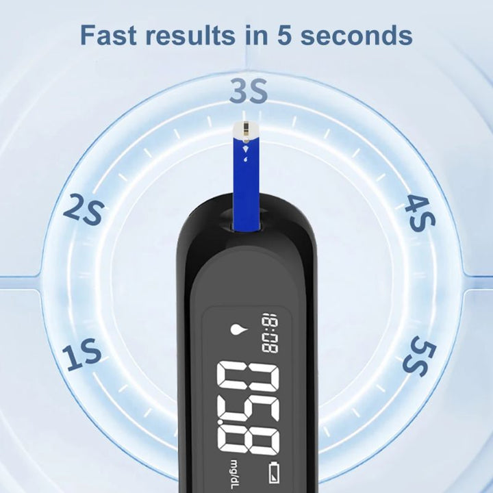 BowLift | Blood Glucose Monitor Kit with Test Strips and Lancets