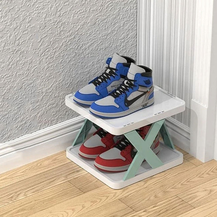 BowLift | Modern multi-tier shoe rack