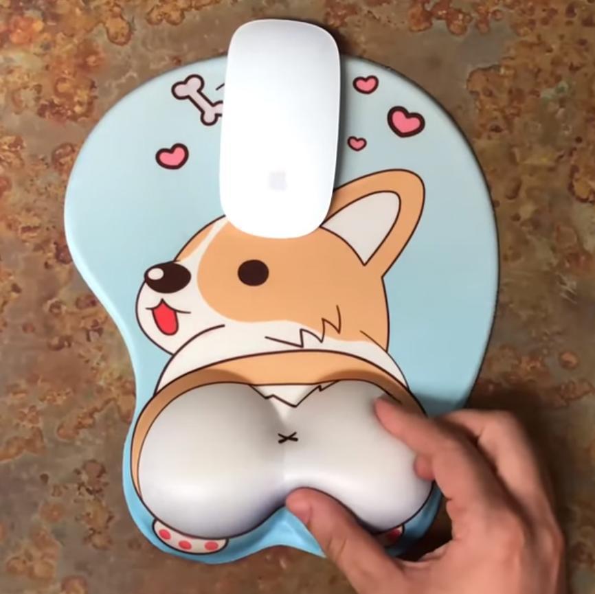 BowLift | Cute Corgi Mousepad