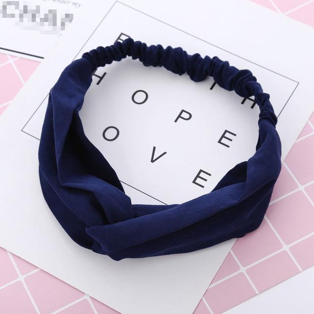 BowLift | Vintage Cross Knot Suede Headband