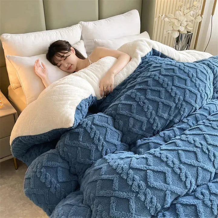 BowLift | SereneSleep Winter Duvet Cover - Luxury Cashmere Fleece Duvet for Ultimate Winter Comfort