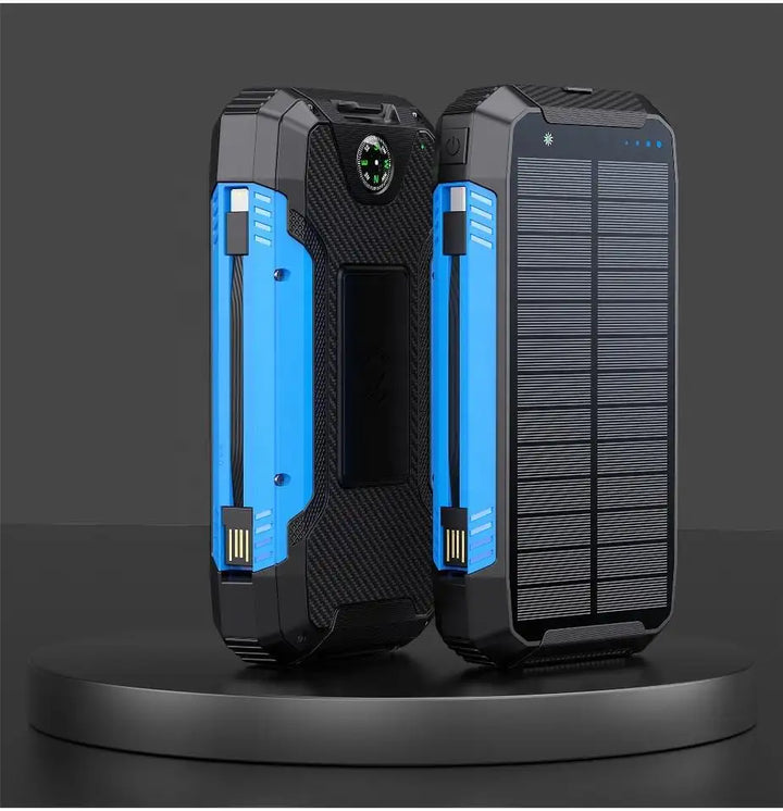BowLift | 30000mAh Solar Charger Wireless Waterproof Power Bank External