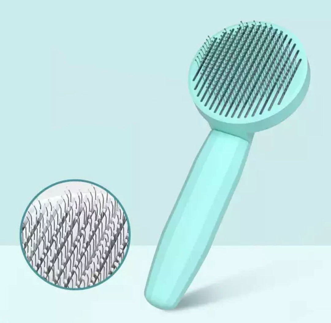 BowLift | SELFCLEAN BRUSH – Self-cleaning cat brush for less hair loss & clean coat