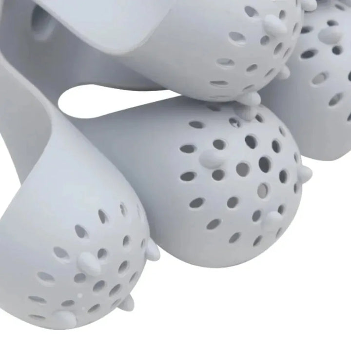 Boiled Egg Holder Silicone Egg Steamer Tray with Anti-Scald Handle | Bowlift
