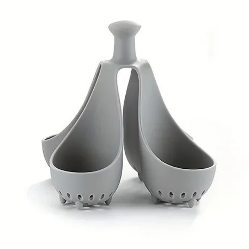 Boiled Egg Holder Silicone Egg Steamer Tray with Anti-Scald Handle | Bowlift