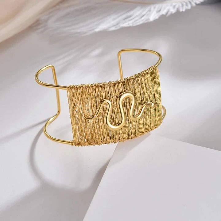 BowLift | Bold Boho Wide Opening Cuff Bracelet