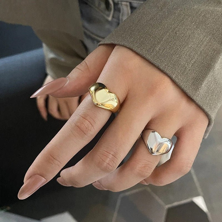 BowLift | Bold Statement Heart Rings
