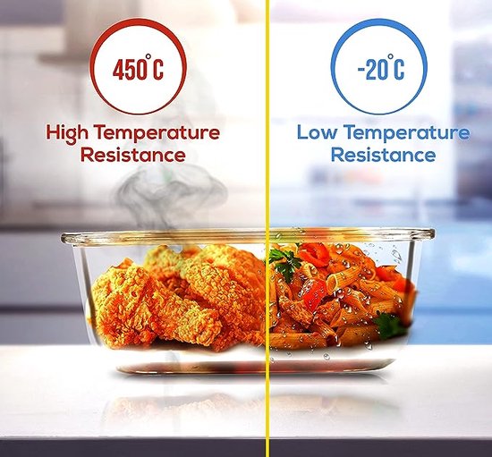 BowLift | Borosilicate Glass Lunchbox - GlassGuard Bento