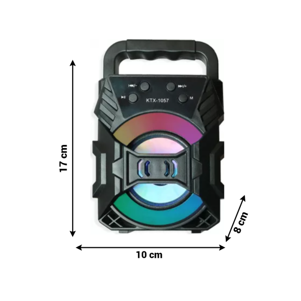 BowLift | SoundPulse Wireless Speaker – Bluetooth Speaker with FM, USB & Light Show