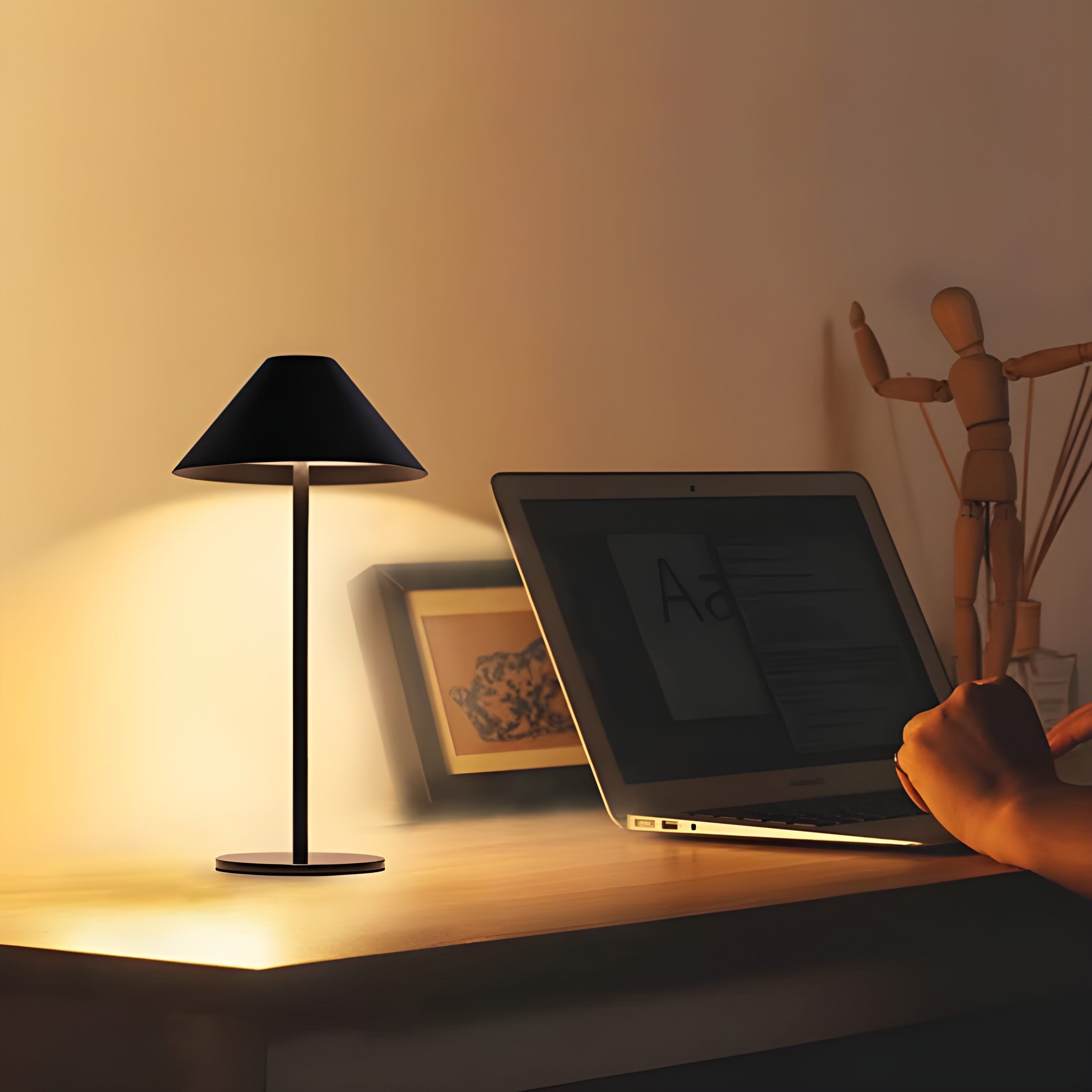 BowLift | Minimalistic dimmable Touch table lamp - waterproof and rechargeable light Color