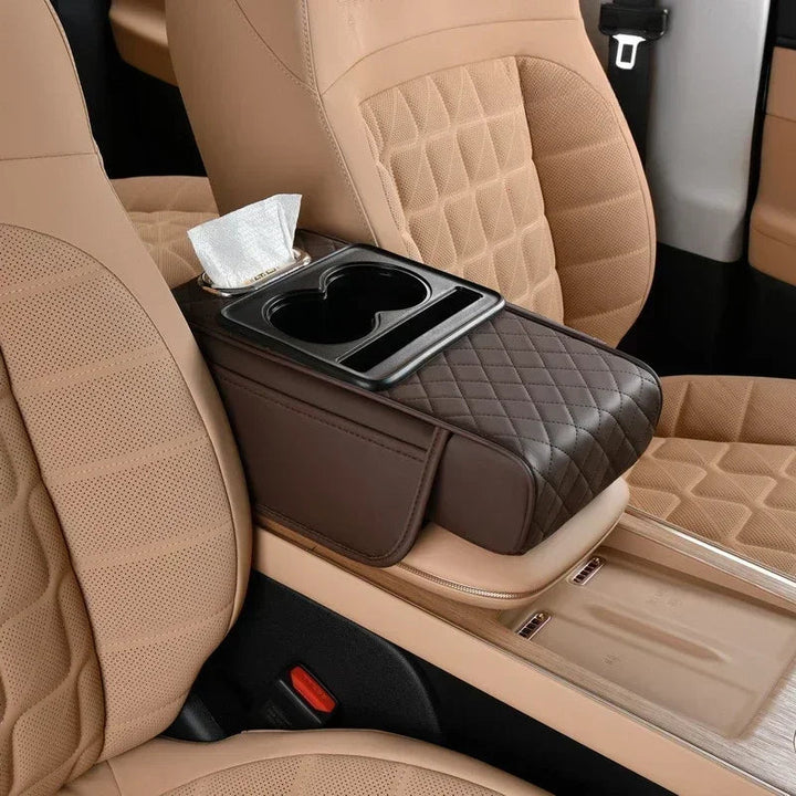 BowLift | Premium Car Center Console Armrest Cushion with Storage