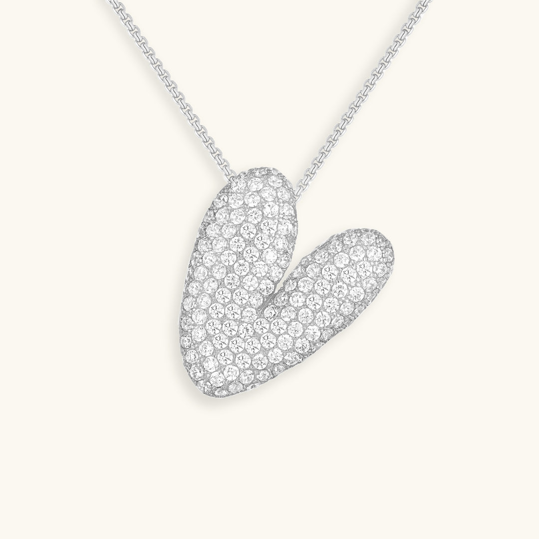 BowLift | Bubble Initial-Diamond-Necklace