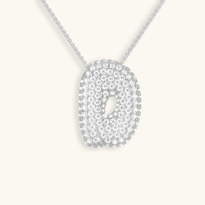 BowLift | Bubble Initial-Diamond-Necklace