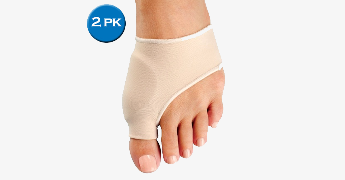 BowLift | 2 Pack: Hallux Valgus Protection and Detox Sleeves with Euro Natural Gel