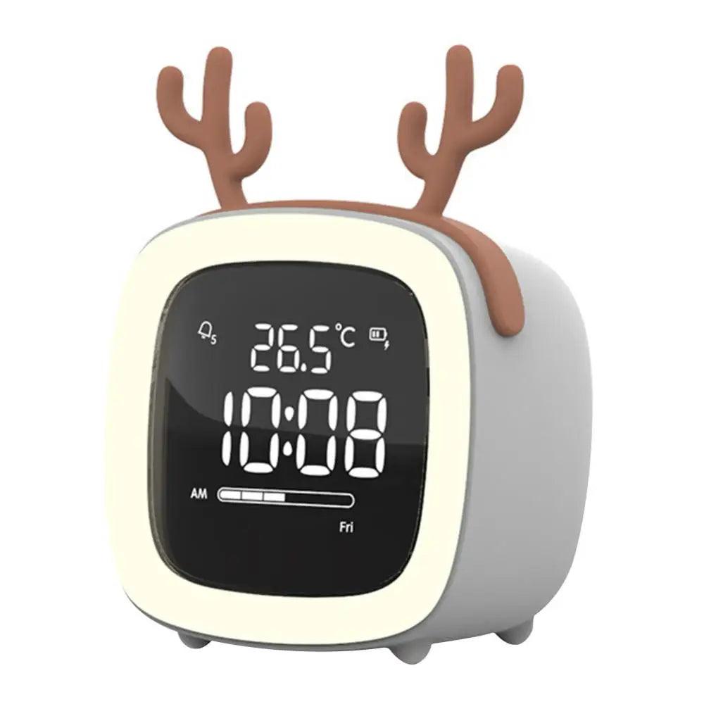 BowLift | BunnyGlow - LED Alarm Clock – Night Light with Digital Display & Timer