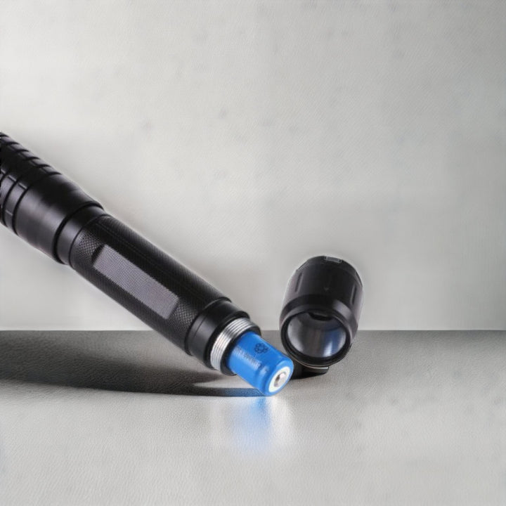 BowLift | Blue Beam Laser Torch | 450nm High-Intensity Optical Output | Tactical 5000m+ Range | Adjustable Focus Aluminum Chassis | Thermal Ignition Capable Flashlight