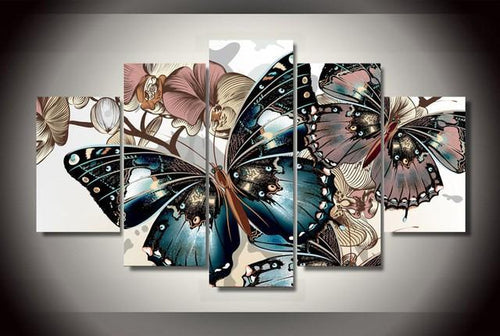 5 Piece Butterfly Garden - GemPaint Kit | Bowlift