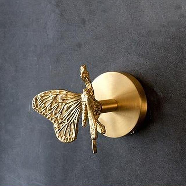Golden Brass Wall Hooks – Handmade Animal Designs for Stylish Wall Decoration | Bowlift
