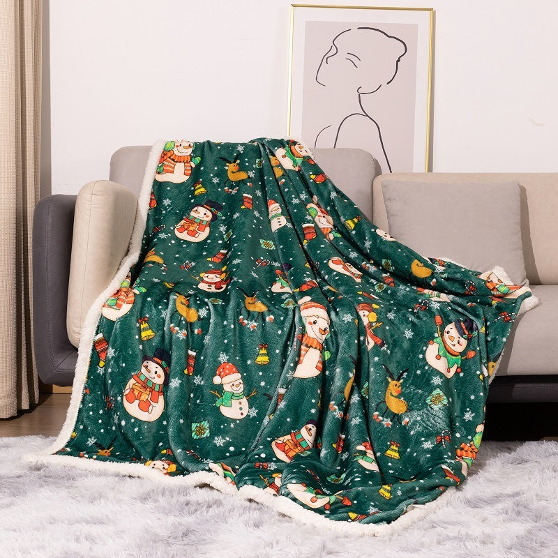 BowLift | Flannel Christmas Blanket Double Layer