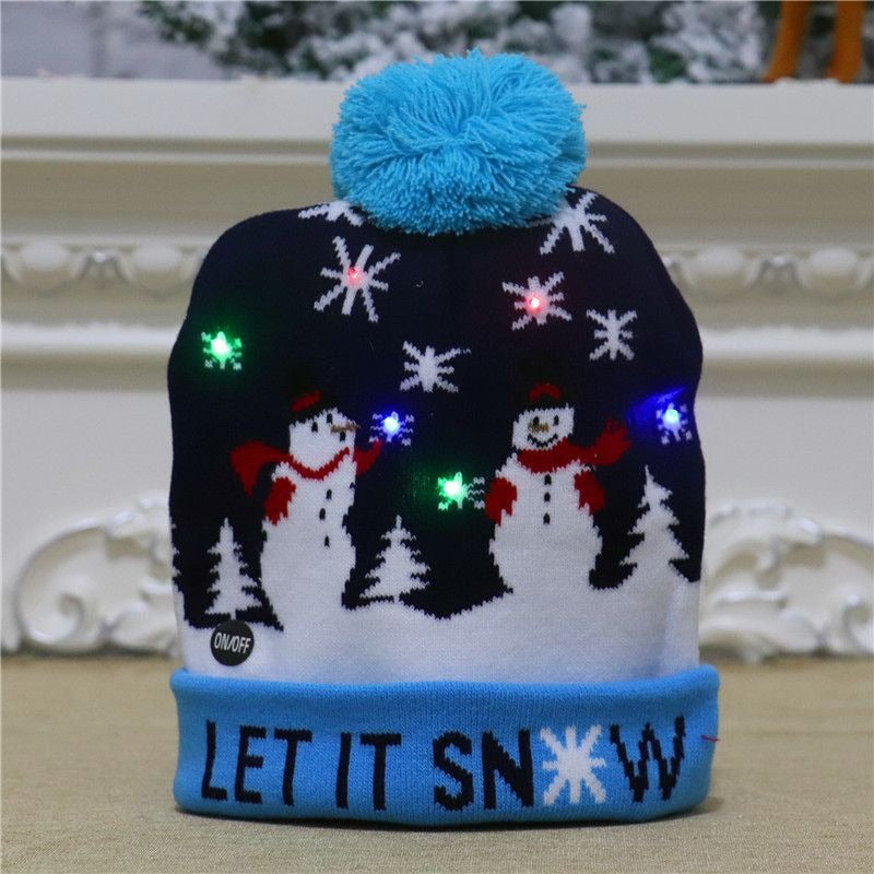 BowLift | 🎅LED Christmas Knitted Hats Light up Xmas Beanie
