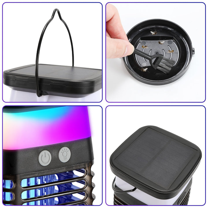 Solar Mosquito Repellent Lamp UV Light Mosquito Lamp RGB | Bowlift