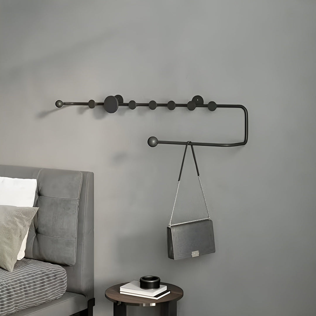 Wall wardrobe with hooks – Modern and space-saving | Ideal for hallway, bedroom, and entrance area | Bowlift