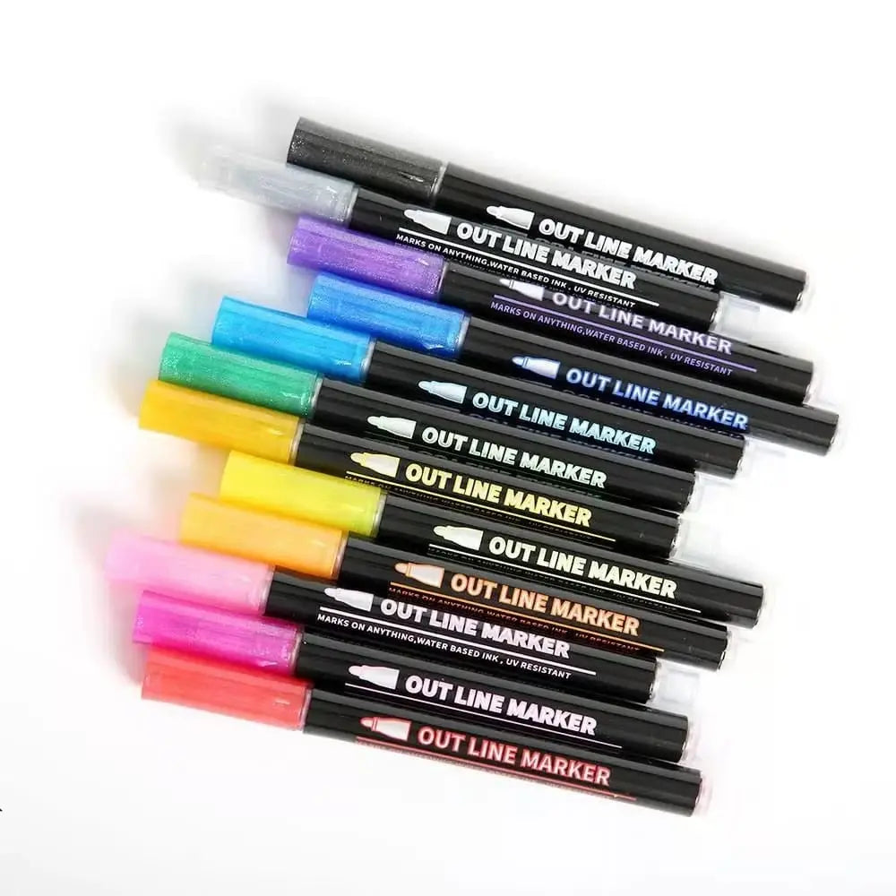 BowLift | StrahlKraft Metallic Marker Set — Make Your Art The Shining Center Of Attention!