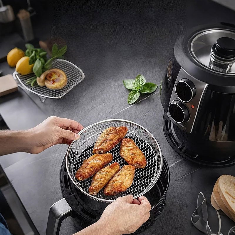 BowLift | 3-Layer Stackable Air Fryer Rack
