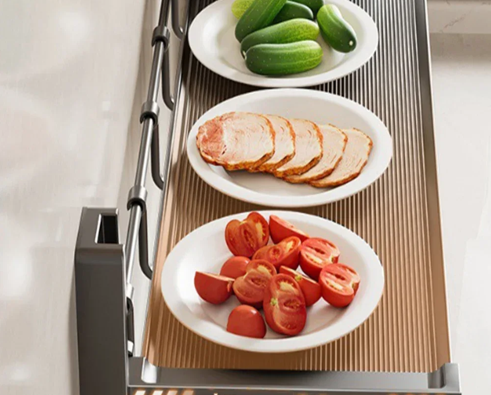 FlexiRack – Collapsible Spice Rack with Hooks Bowlift