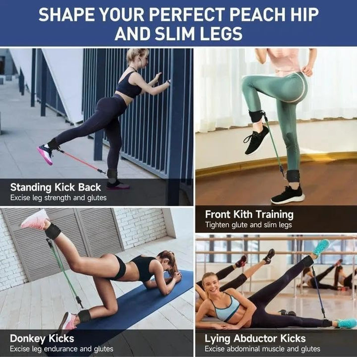 5-Pack Ankle Resistance Band Set Bowlift